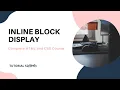 Inline Block Display HTML and CSS tutorial 52