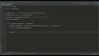 How to make a brute force password cracker in python