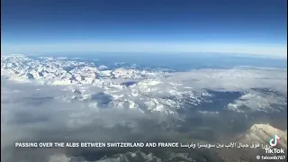 طيار سعودي يوثق رحلته من جده الى بريطانيا خلال ٦ ساعات بدون توقف سبحان الخالق  جمال المناظر والايات  دندنها