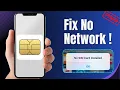 No SIM No Network Coverage Problem Solved 2025 - Quick Fix Guide