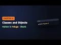 Python in Telugu Chapter 16 Classes and Objects OOPs