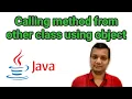 calling method from other class in Java