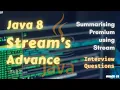 07 - Summarising Premium using Stream Master Java 8 Stream HackCS