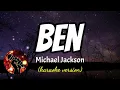 BEN - MICHAEL JACKSON (karaoke version)