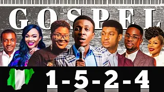 worship songs that use 1 5 2 4 chord progression part 1