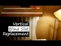 Broken Vertical Blind Slat Vertical Blind Slat Replacement - SBW