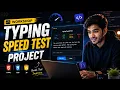 Typing Speed Test Project HTML Tailwind CSS JavaScript