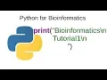 Python3 for bioinformatics 1 GC content from raw entry