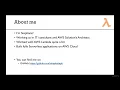 AWS Lambda and the Serverless Framework - Hands On Learning About your Instructor
