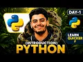 Introduction to Programming Day 1 of 30 Days Python
