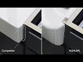 KOHLER Cast Iron Sinks Self-Trimming Design Effortless Installation