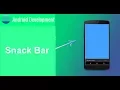 How to use the Snack bar in Android for Beginners YouTube