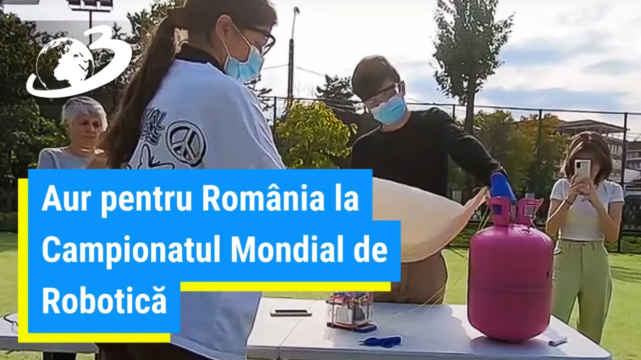 Aur pentru România la Campionatul Mondial de Robotică