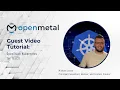 Kubernetes on OpenStack for Telco