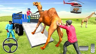 محاكي النقل حديقة الحيوان الحيوانية محاكاة شاحنة الحيوان محاكي القيادة العاب سيارات 