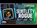 SUBTLETY ROGUE 9 1 PvP Guide Best Race Talents Covenant Soulbind Conduits Gear Macros