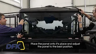 HARDCABS installing clamping levers