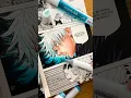 Coloring on my Jujutsu Kaisen manga Satoru Gojo