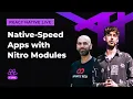 Native-Speed Apps with Nitro Modules React Native Live Episode 8