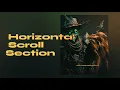Horizontal Scroll Section Locomotive Scroll GSAP ScrollTrigger Parallax gsap animation