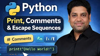 Python Print Statement Comments and Escape Characters Explained