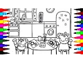 PEPPA PIG Coloring Book Pages Kids Fun Art Activities s for Children Learning Rainbow Colors