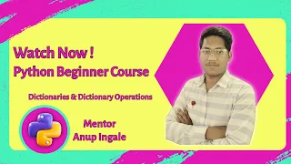 Python Dictionaries Dictionary Operations Tutorial in Hindi English