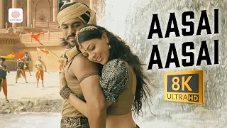 maaveeran aasai aasai 8k 4k video song ramcharan tej kajal agarwal maragathamani