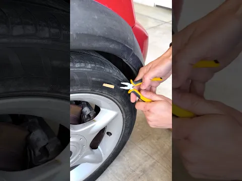 Satisfying Tire Repair Process | Side Cut on Rubber