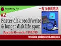 Episode Faster disk with USB of the series Learn Raspberry Pi together