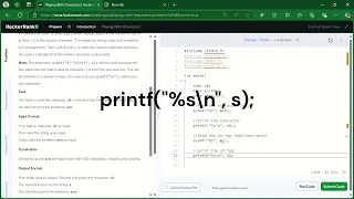 Playing with Characters HackerRank Solution Explained