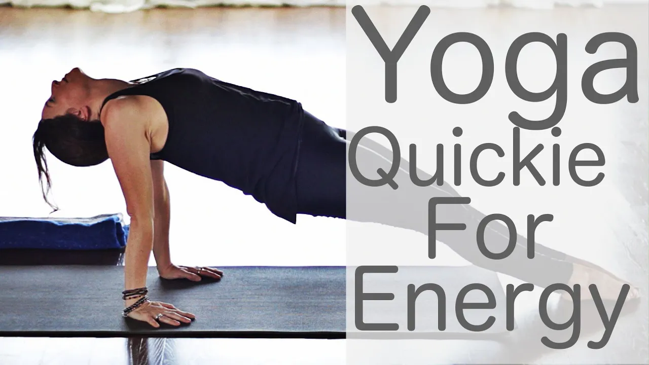 10 Minute Yoga Quickie for Energy | Fightmaster Yoga Videos