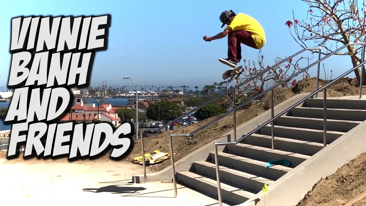 VINNIE BANH & DARRIUS HUTTON SKATE NEW STAIRS & MUCH MORE !!! - NKA VIDS -
