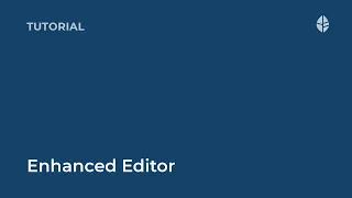 Tutorial Enhanced rich text editor