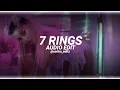 Download Lagu 7 rings - ariana grande [audio edit] seiiko editz