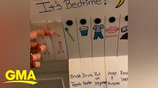 This bedtime chart will transform your kids nighttime routine from chaotic to calm l GMA
