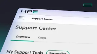 HPE Support Center A Digital Support Experience Built for an AI World