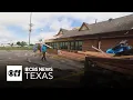 Businesses homes and cars suffer heavy damage after storms hit far North Texas