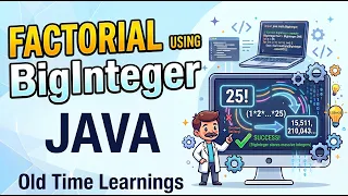 Factorial using BigInteger in JAVA