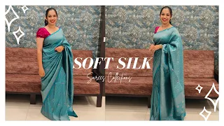 ✨ Grace meets luxury in every drape with our stunning soft silk sarees. Shop now! ✨