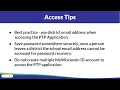 PTP Application Access TA