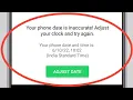 Download Lagu Whatsapp Fix Your Phone Date Is Inaccurate Adjust Your Clock And Try Again