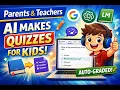 Create Auto-Generated Google Form Quizzes Using AI NotebookLM ChatGPT Gemini Apps Script