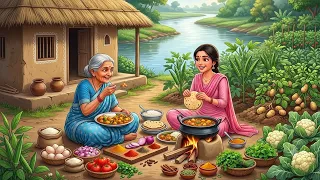 गरीब दादी-पोती की खेती ने बदली किस्मत 🌱❤️#viral #trending #hindistory #emotionalstory #dadiPoti