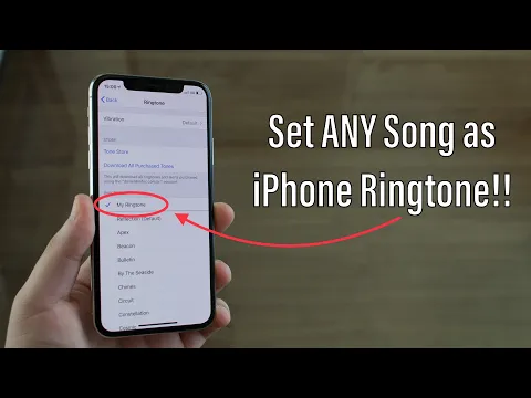 Download MP3 How to set ANY Song as iPhone Ringtone (Free and No Computer)!