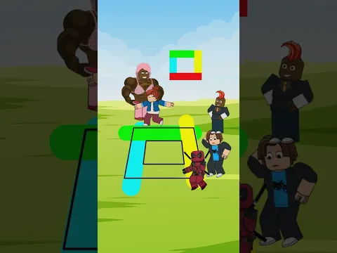 Roblox Bacon Couple vs Wrestlers & Deadpool in Color Match Puzzle Challenge 🎯