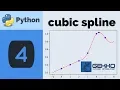 Cubic Spline with Python GEKKO