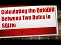 Calculating the DateDiff Between Two Dates in SQLite