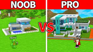 Download JJ vs Mikey Modern Security House Build Battle - Maizen Parody Video in Minecraft MP3