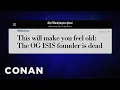 The Washington Post Addresses Their Poorly Phrased Headline CONAN on TBS